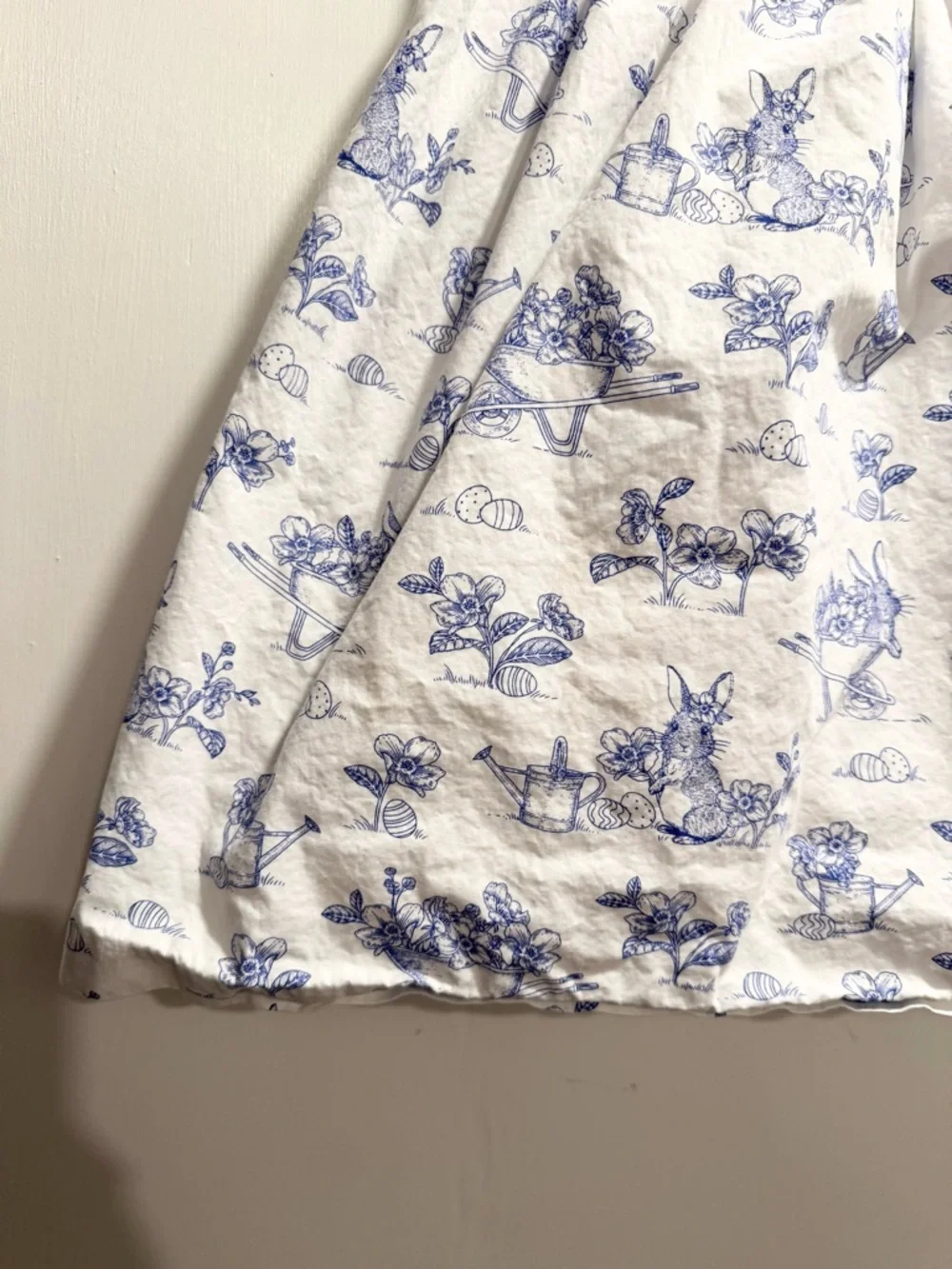 Gymboree Blue‎ Belle Easter Bunny Dress Size 6 Toile print Formal Girly Tulle
